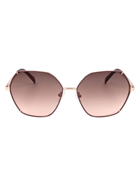 Zdjęcie produktu Guess Damskie okulary przeciwsłoneczne w kolorze złoto-jasnobrązowym rozmiar: 58