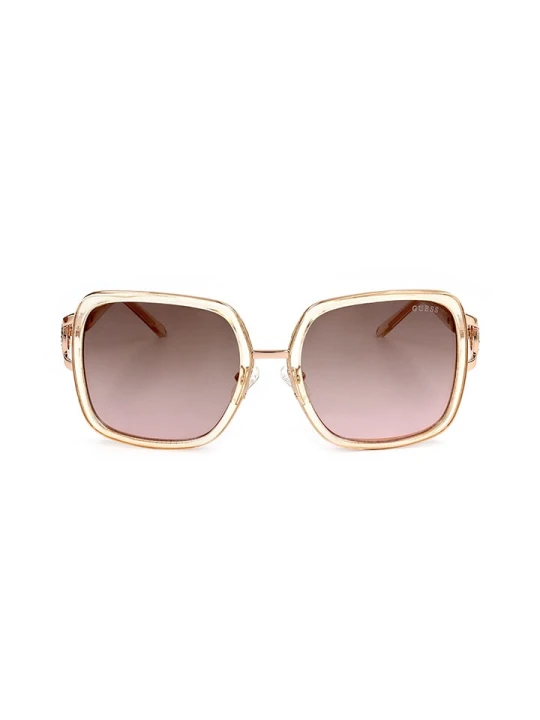 Zdjęcie produktu Guess Damskie okulary przeciwsłoneczne w kolorze złoto-jasnoróżowym rozmiar: 56