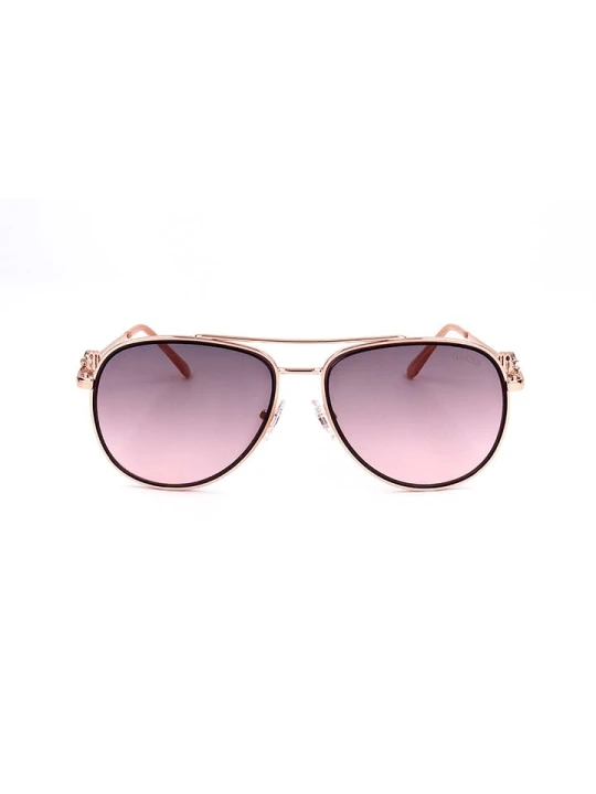 Zdjęcie produktu Guess Damskie okulary przeciwsłoneczne w kolorze złotym rozmiar: 56