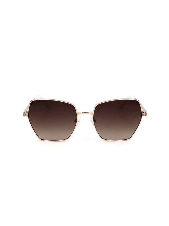 Zdjęcie produktu Guess Damskie okulary przeciwsłoneczne w kolorze złotym rozmiar: 57