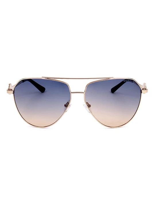 Zdjęcie produktu Guess Damskie okulary przeciwsłoneczne w kolorze złotym rozmiar: 62