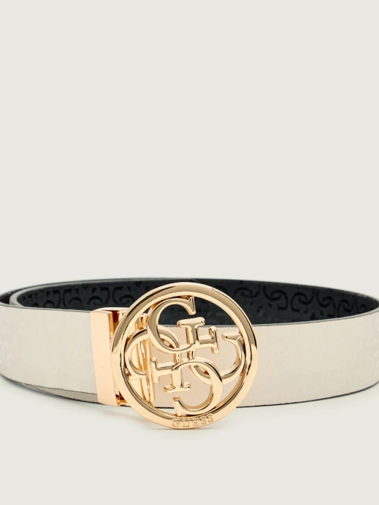 Zdjęcie produktu Guess Dwustronny pasek LIBBY beżowy