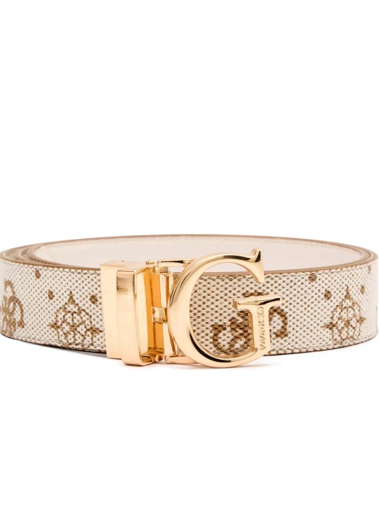 Zdjęcie produktu Guess Dwustronny pasek NEDA ecru