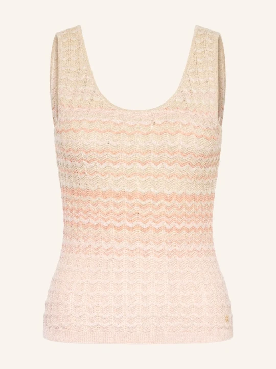 Zdjęcie produktu Guess Dzianinowy Top Rosalyn Z Brokatową Przędzą beige