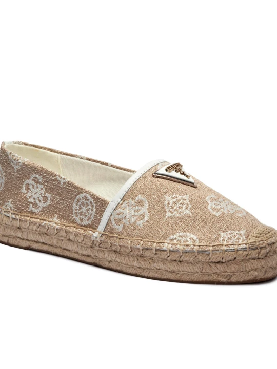 Zdjęcie produktu Guess Espadryle JOLANDON | z dodatkiem skóry beżowy