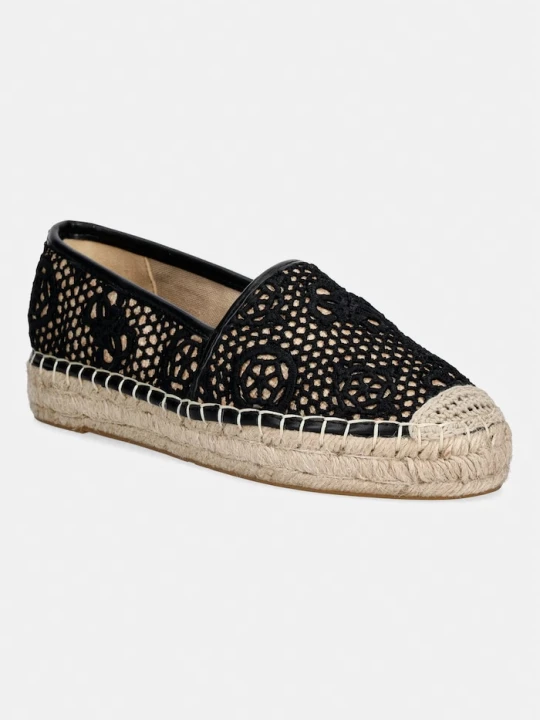 Zdjęcie produktu Guess espadryle na płaskim obcasie damskie JOELYNN czarny