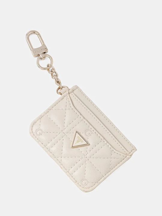 Zdjęcie produktu Guess etui na karty beżowy