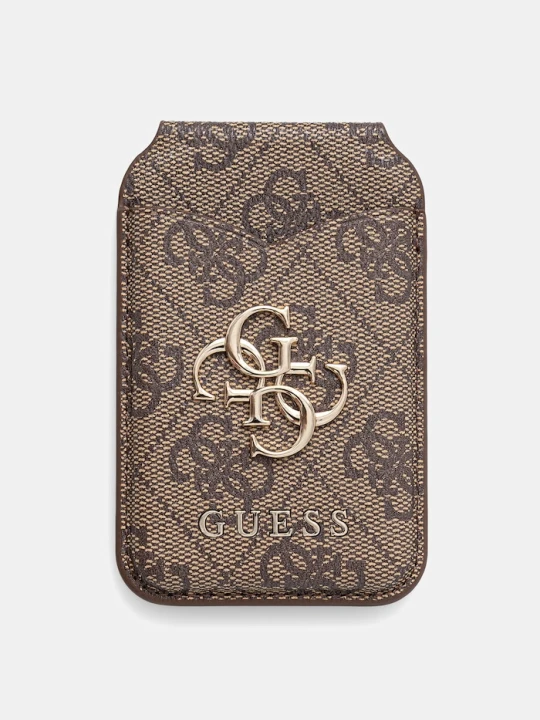 Zdjęcie produktu Guess etui na karty brązowy
