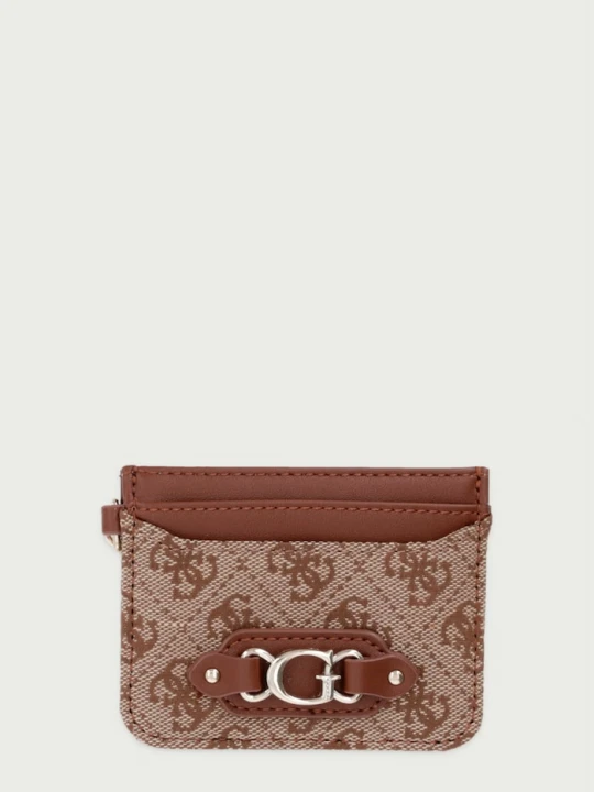 Zdjęcie produktu Guess etui na karty damskie SAMANTHA beżowy