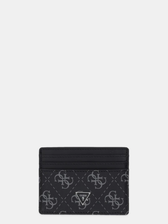 Zdjęcie produktu Guess etui na karty skórzane MITO czarny