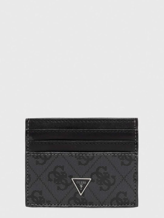 Zdjęcie produktu Guess etui na karty skórzane MITO czarny