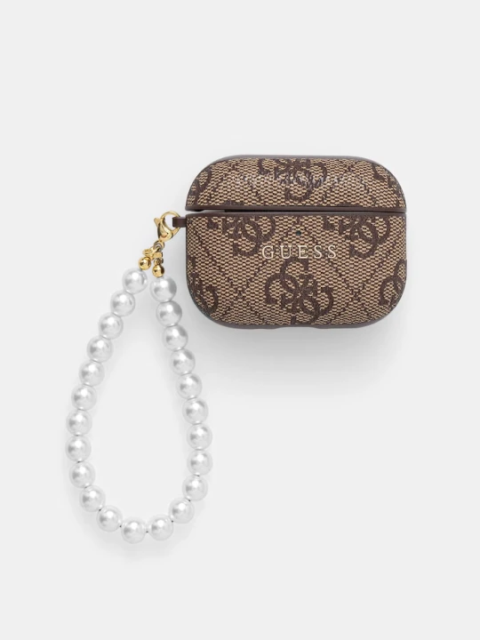 Zdjęcie produktu Guess etui na słuchawki AirPods Pro 3 brązowy