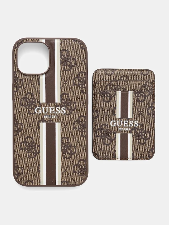 Zdjęcie produktu Guess etui na telefon iPhone 15 brązowy