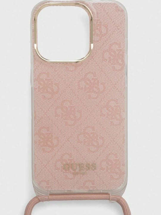 Zdjęcie produktu Guess etui na telefon iPhone 15 Pro 6.1" różowy