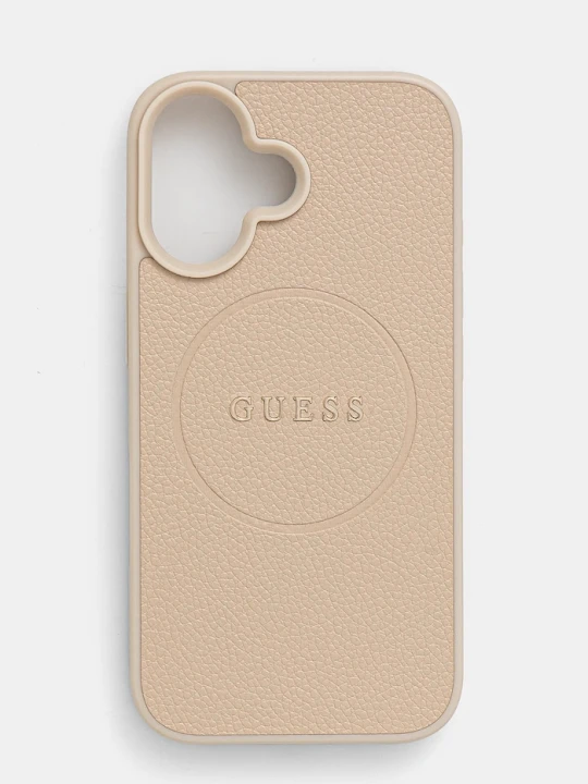 Zdjęcie produktu Guess etui na telefon iPhone 16 6.1 beżowy