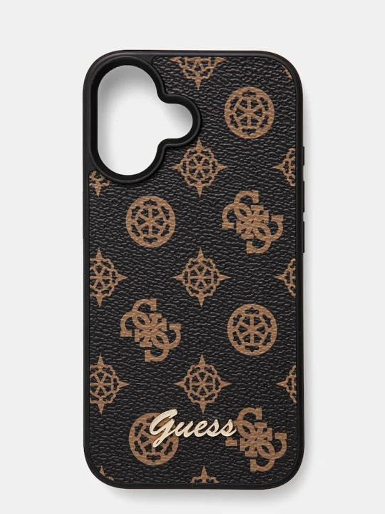 Zdjęcie produktu Guess etui na telefon iPhone 16 6.1 brązowy