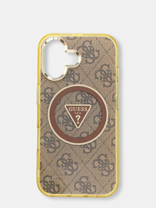 Zdjęcie produktu Guess etui na telefon iPhone 16 brązowy