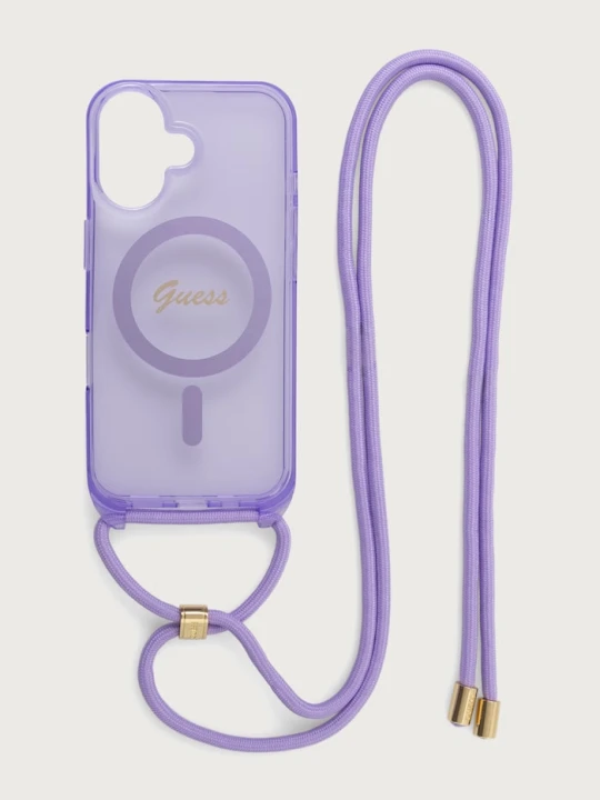 Zdjęcie produktu Guess etui na telefon iPhone 16 fioletowy
