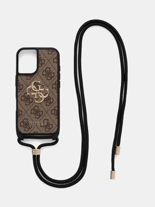Zdjęcie produktu Guess etui na telefon iPhone 16 brązowy