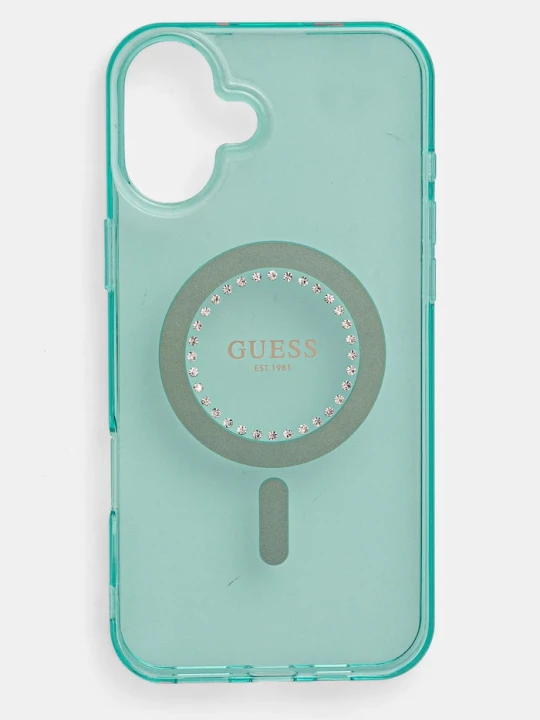 Zdjęcie produktu Guess etui na telefon iPhone 16 Plus 6.7 turkusowy
