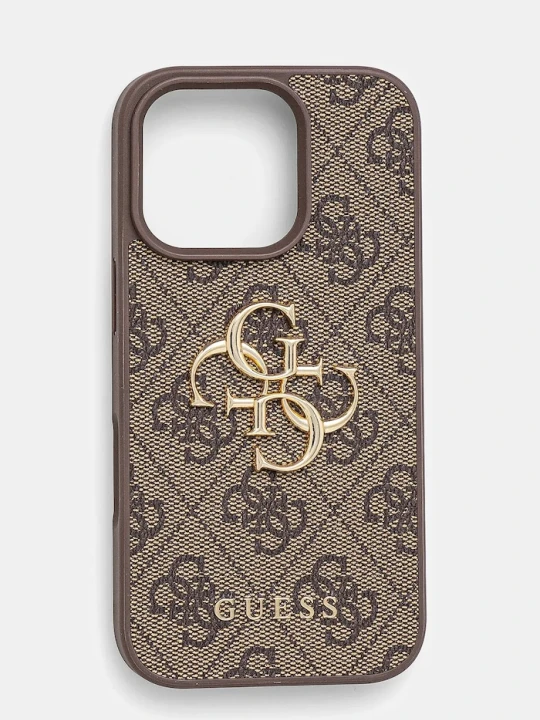 Zdjęcie produktu Guess etui na telefon iPhone 16 Pro 6.3 brązowy