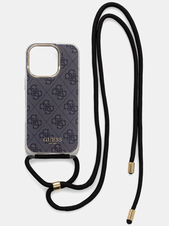 Zdjęcie produktu Guess etui na telefon iPhone 16 Pro granatowy