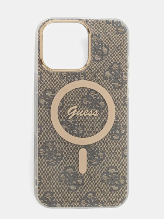 Zdjęcie produktu Guess etui na telefon iPhone 16 Pro Max brązowy