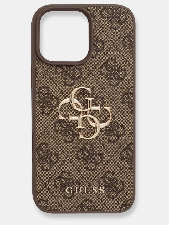 Zdjęcie produktu Guess etui na telefon iPhone 16 Pro Max brązowy