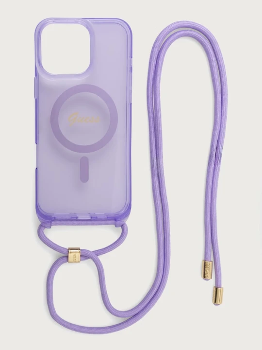 Zdjęcie produktu Guess etui na telefon iPhone 16 Pro Max fioletowy