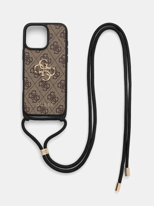 Zdjęcie produktu Guess etui na telefon iPhone 16 Pro Max brązowy