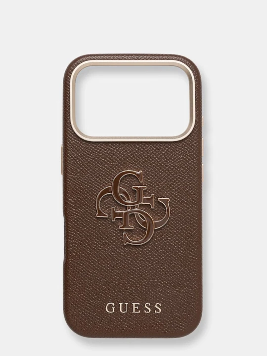 Zdjęcie produktu Guess etui na telefon iPhone 17 Pro brązowy