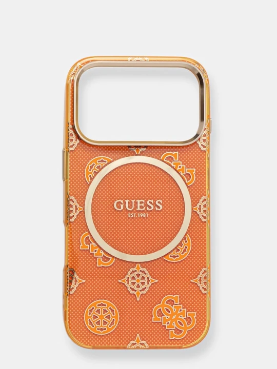 Zdjęcie produktu Guess etui na telefon iPhone 17 Pro pomarańczowy