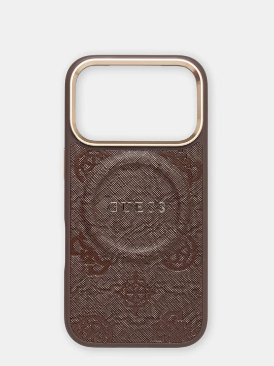 Zdjęcie produktu Guess etui na telefon iPhone 17 Pro brązowy
