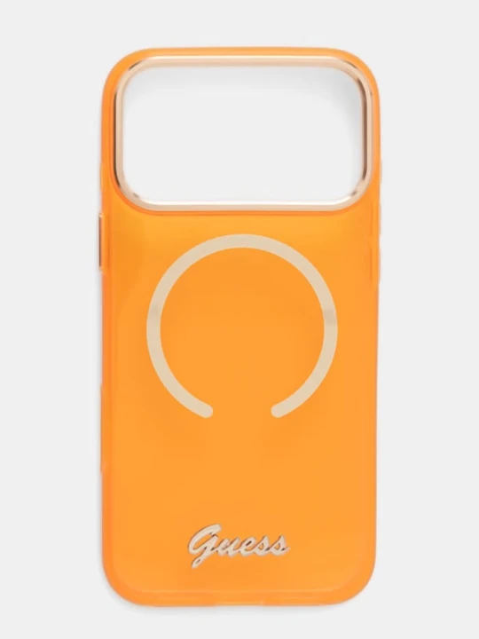 Zdjęcie produktu Guess etui na telefon iPhone 17 Pro Max pomarańczowy