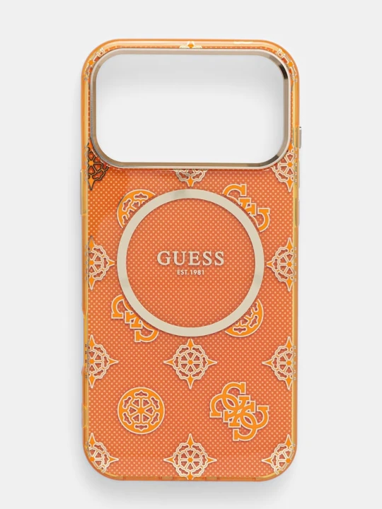 Zdjęcie produktu Guess etui na telefon iPhone 17 Pro Max pomarańczowy