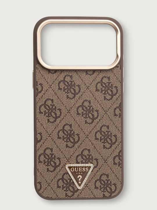 Zdjęcie produktu Guess etui na telefon iPhone 17 Pro Max brązowy