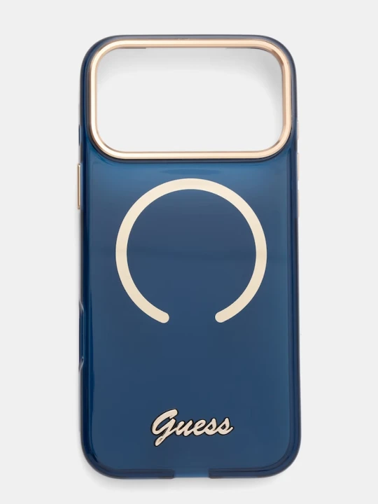 Zdjęcie produktu Guess etui na telefon iPhone 17 Pro Max niebieski