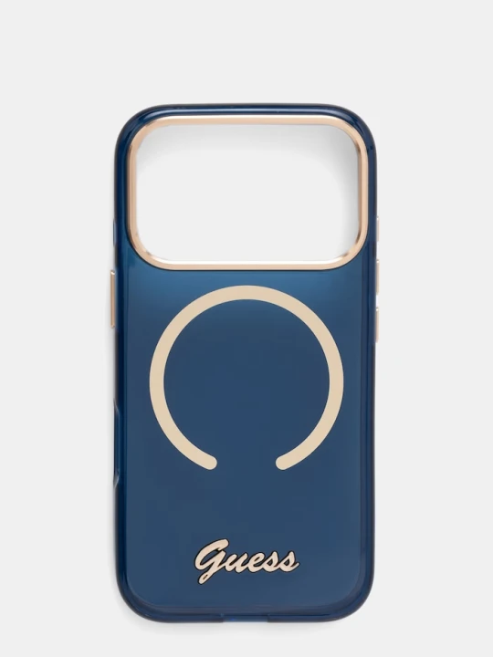 Zdjęcie produktu Guess etui na telefon iPhone 17 Pro niebieski