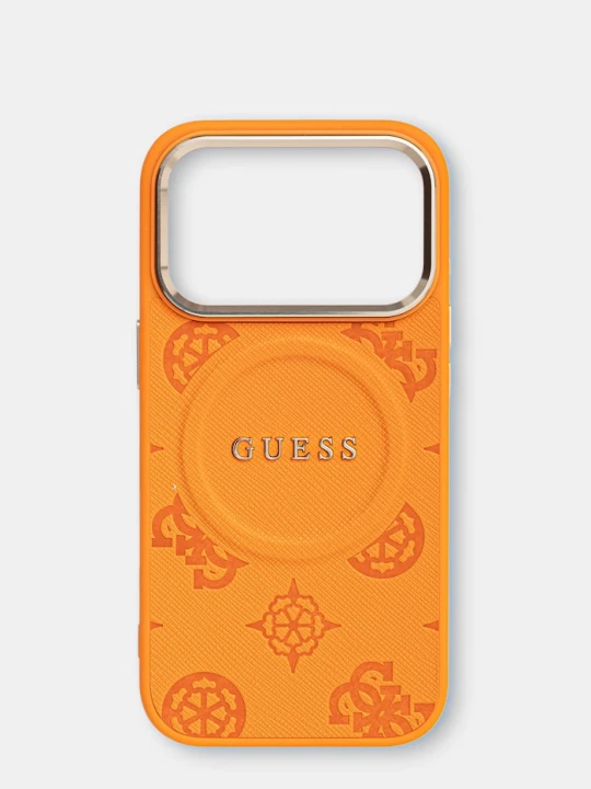 Zdjęcie produktu Guess etui na telefon iPhone 17 Pro pomarańczowy