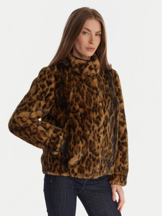 Zdjęcie produktu Guess Futro W5BL65 W3900 Brązowy Regular Fit