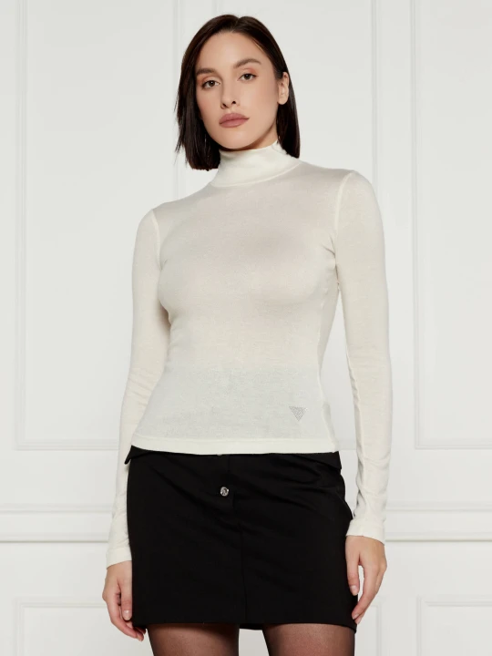 Zdjęcie produktu GUESS Golf ANITA | Slim Fit kremowy