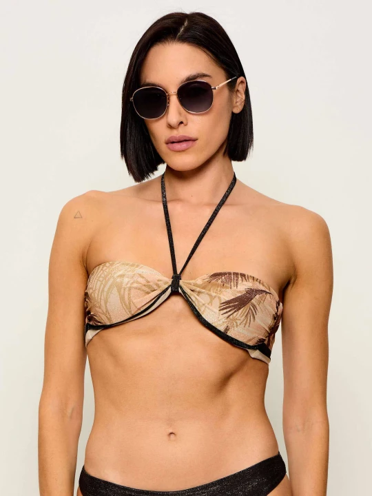 Zdjęcie produktu Guess Góra od bikini Fleur beżowy