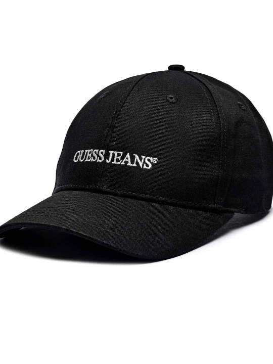 Zdjęcie produktu Guess Jeans Bejsbolówka EMBRO czarny