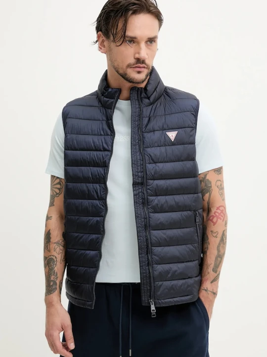 Zdjęcie produktu Guess Jeans bezrękawnik granatowy