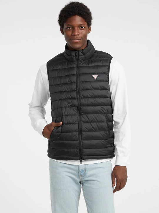 Zdjęcie produktu Guess Jeans Bezrękawnik | Regular Fit czarny