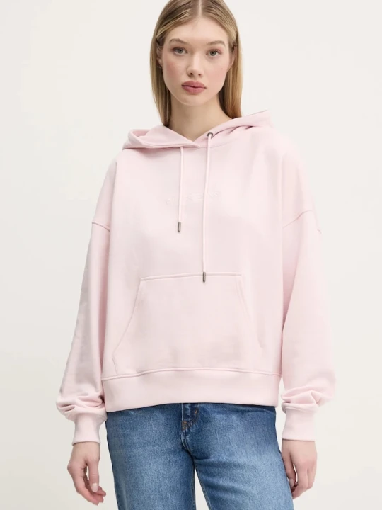 Zdjęcie produktu Guess Jeans bluza bawełniana różowy