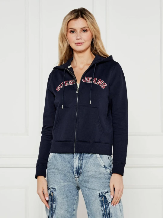 Zdjęcie produktu Guess Jeans Bluza College | Regular Fit granatowy