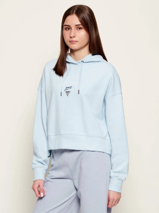 Zdjęcie produktu Guess Jeans Bluza DROP | Relaxed fit błękitny