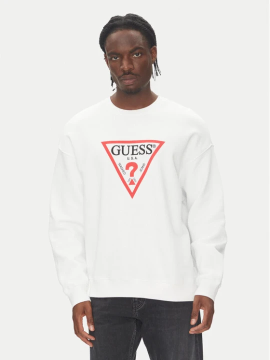 Zdjęcie produktu Guess Jeans Bluza M4YQ21 K9V31 Biały Oversize