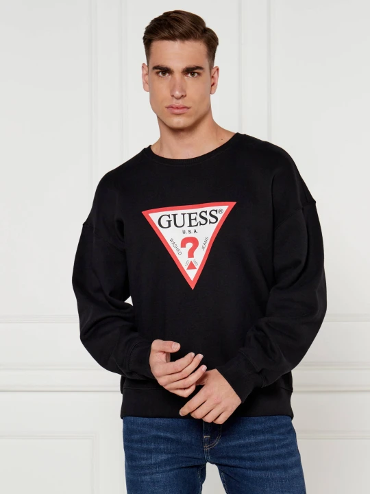 Zdjęcie produktu Guess Jeans Bluza | Oversize fit czarny